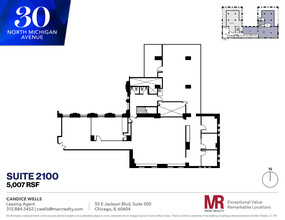 30 N Michigan Ave, Chicago, IL en alquiler Plano de la planta- Imagen 1 de 10