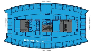 555 12th St, Oakland, CA en alquiler Plano de la planta- Imagen 1 de 1