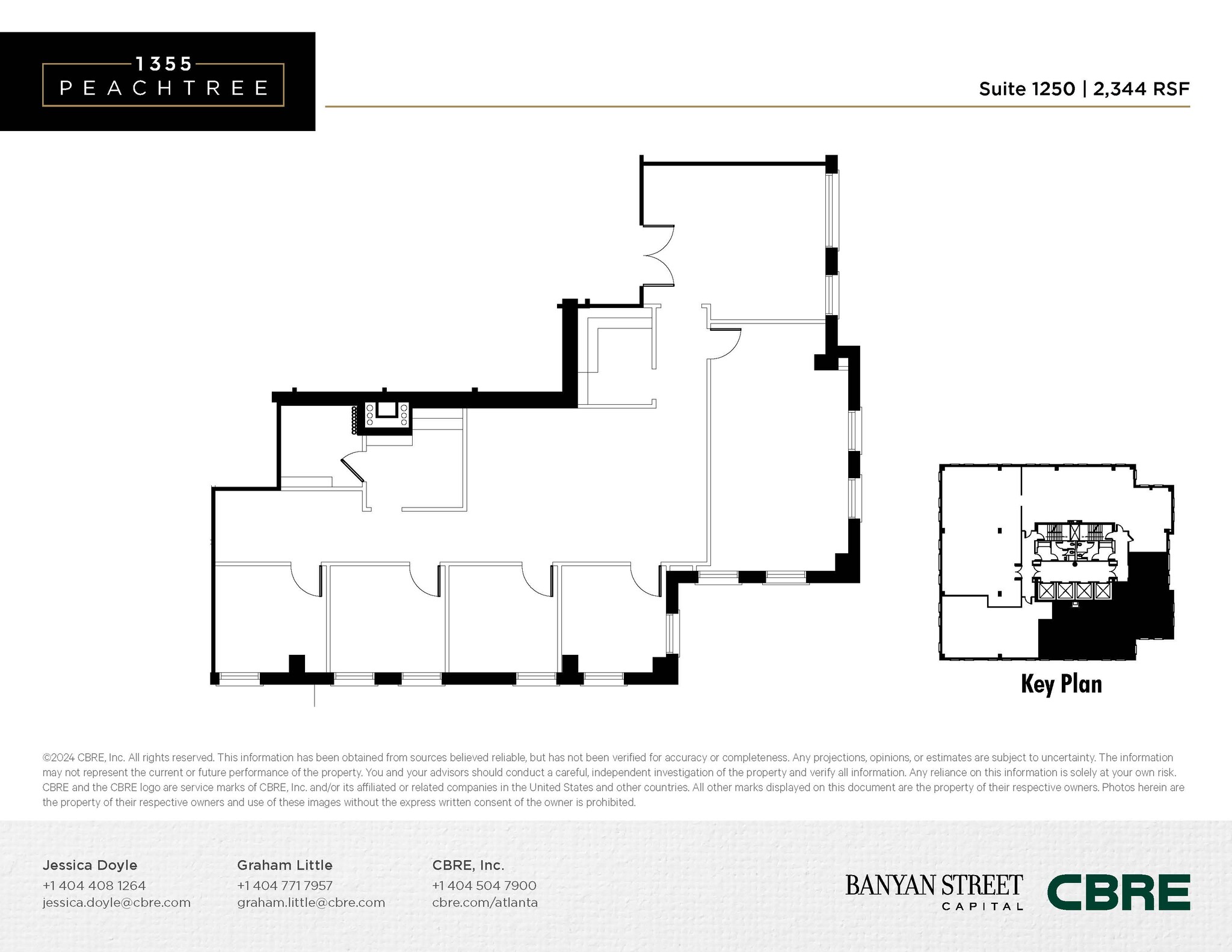 1355 Peachtree St NE, Atlanta, GA en alquiler Plano de la planta- Imagen 1 de 1