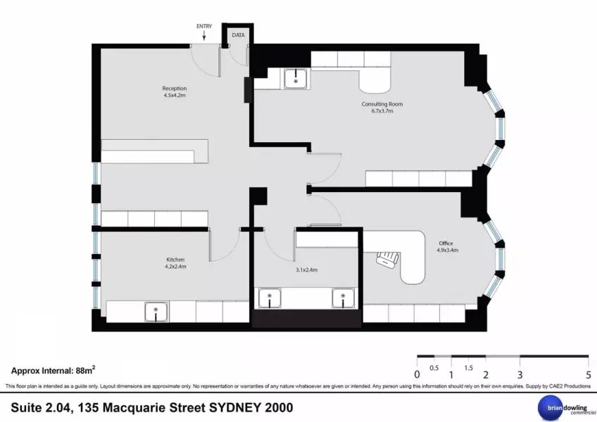 135-137 Macquarie St, Sydney, NSW 2000 - Unidad 2.04 - - Plano de la planta - Image 1 of 9