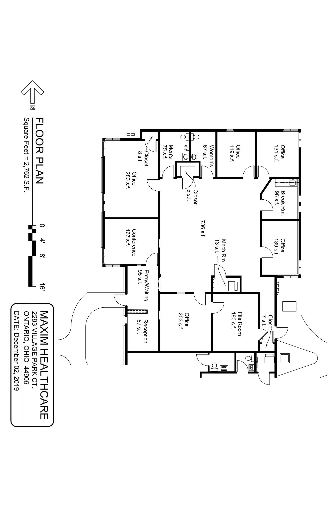 2291-2293 Village Park Ct, Mansfield, OH en alquiler Plano del sitio- Imagen 1 de 1