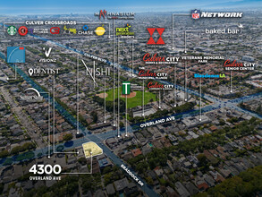 4302 Overland Ave, Culver City, CA - VISTA AÉREA  vista de mapa - Image1