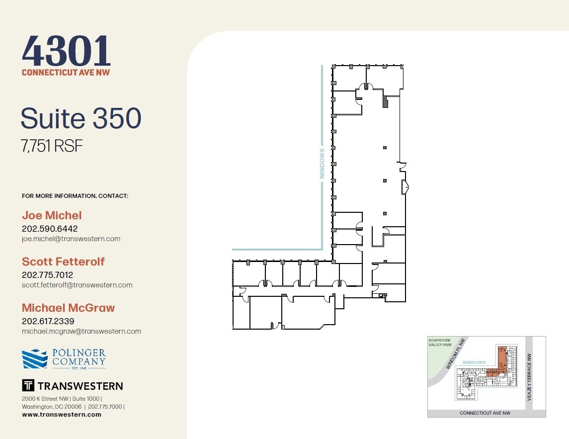 4301 Connecticut Ave NW, Washington, DC en alquiler Plano de la planta- Imagen 1 de 1