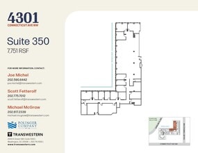 4301 Connecticut Ave NW, Washington, DC en alquiler Plano de la planta- Imagen 1 de 1