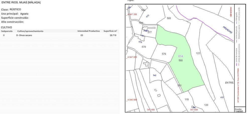 Terreno en Mijas, Málaga en venta - Plano del sitio - Imagen 3 de 10