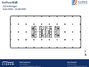 233 N Michigan Ave, Chicago, IL en alquiler Plano de la planta- Imagen 1 de 1