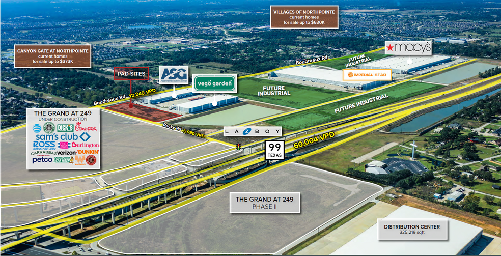 SWQ Hwy 249 & Grand Parkway, Tomball, TX en venta - Foto del edificio - Imagen 1 de 5