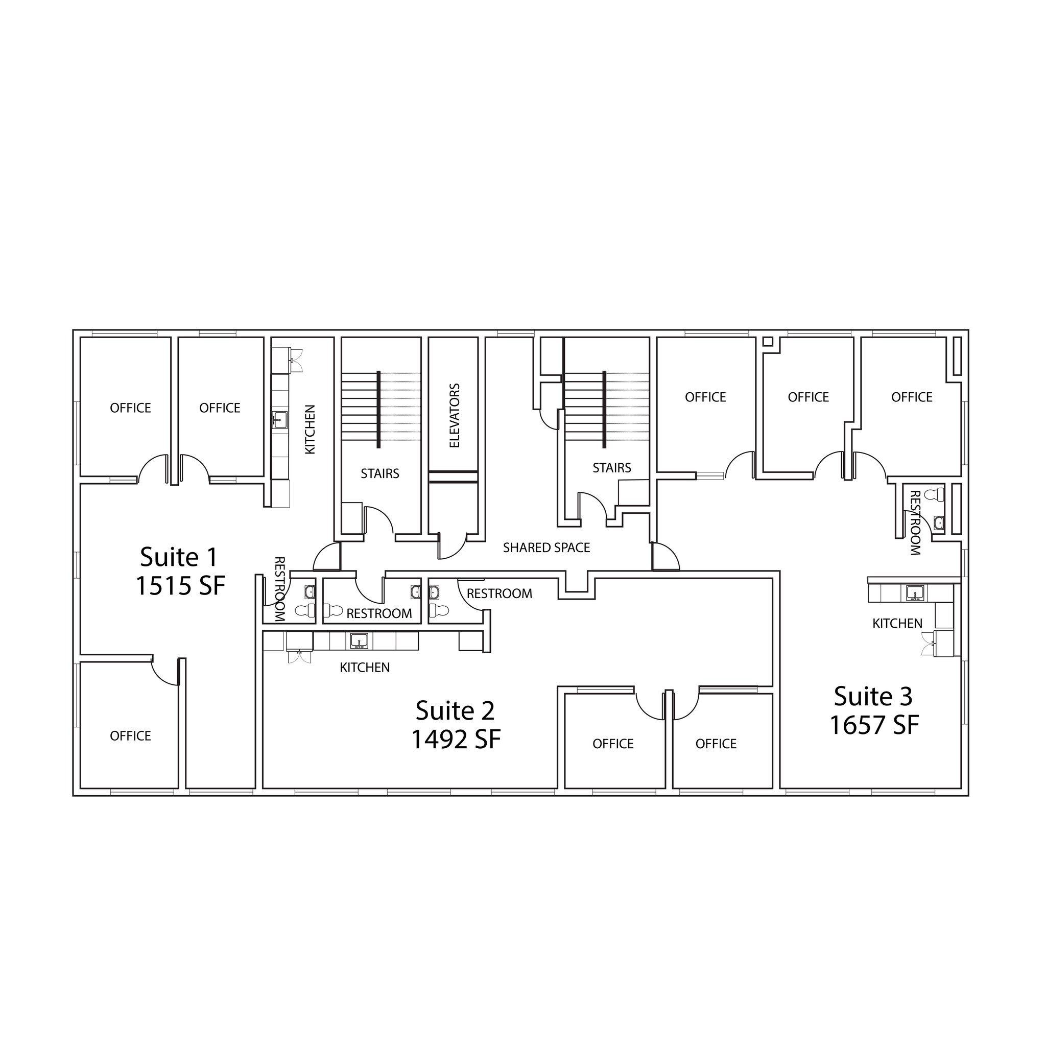 408 W University Ave, Gainesville, FL en alquiler Plano de la planta- Imagen 1 de 1