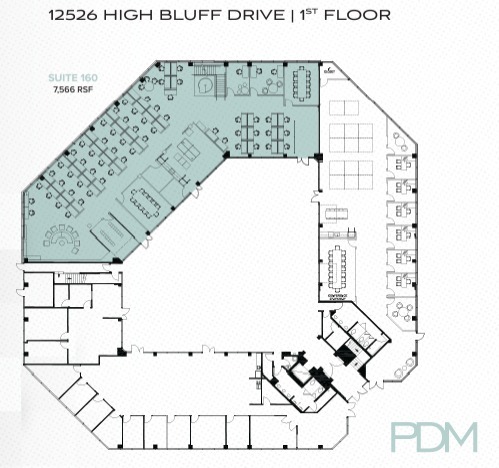 12520 High Bluff Dr, San Diego, CA en alquiler Plano de la planta- Imagen 1 de 1