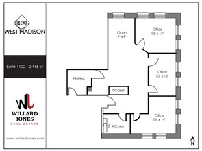 105 W Madison St, Chicago, IL en alquiler Plano de la planta- Imagen 1 de 1