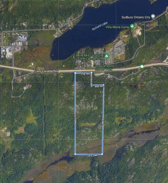 0 Hwy 69 S, Greater Sudbury, ON en venta - Vista aérea - Imagen 3 de 6