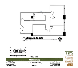 1120 Lincoln St, Denver, CO en alquiler Plano de la planta- Imagen 1 de 1