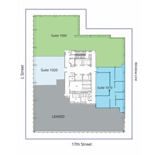 1660 L St NW, Washington, DC en alquiler Plano de la planta- Imagen 1 de 1