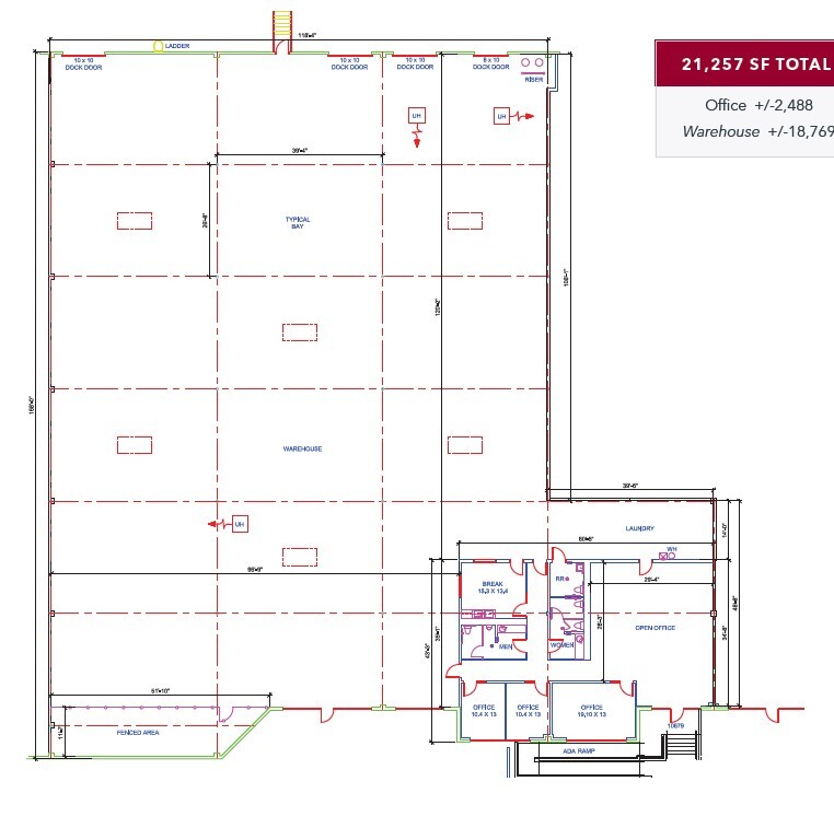 10502-10590 King William Dr, Dallas, TX en alquiler Plano de la planta- Imagen 1 de 1