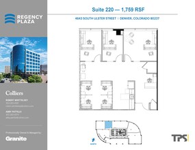 4643 S Ulster St, Denver, CO en alquiler Plano de la planta- Imagen 2 de 2