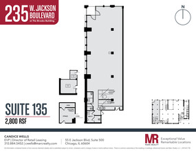 223 W Jackson Blvd, Chicago, IL en alquiler Plano de la planta- Imagen 1 de 10