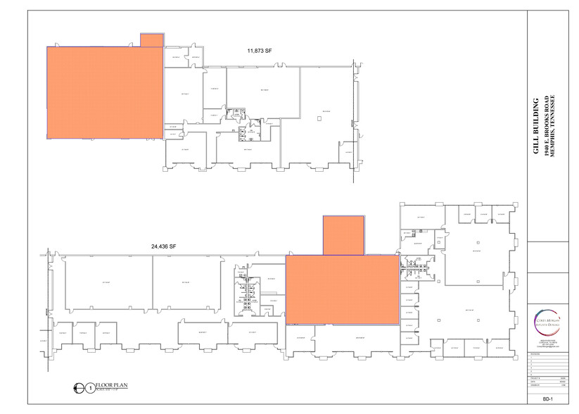 1940 Brooks E, Memphis, TN en alquiler - Plano de la planta - Imagen 2 de 3