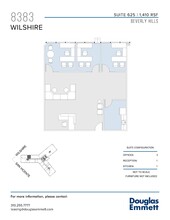 8383 Wilshire Blvd, Beverly Hills, CA en alquiler Plano de la planta- Imagen 1 de 1