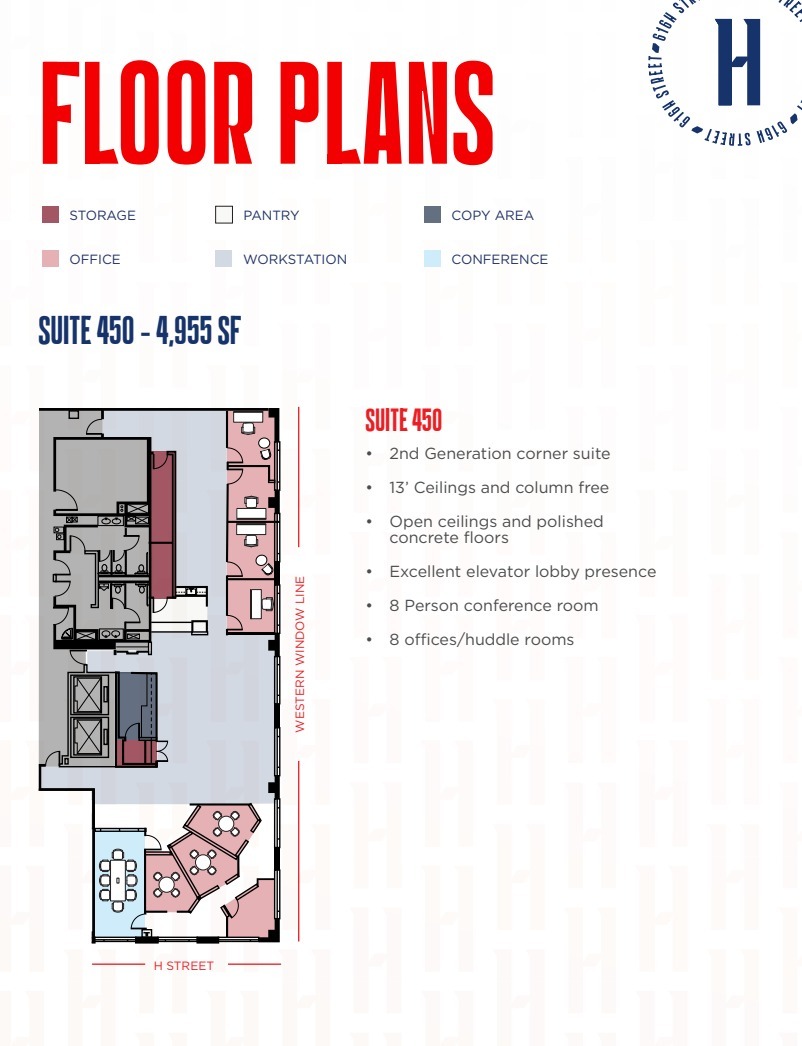 701 7th St NW, Washington, DC en alquiler Plano de la planta- Imagen 1 de 2