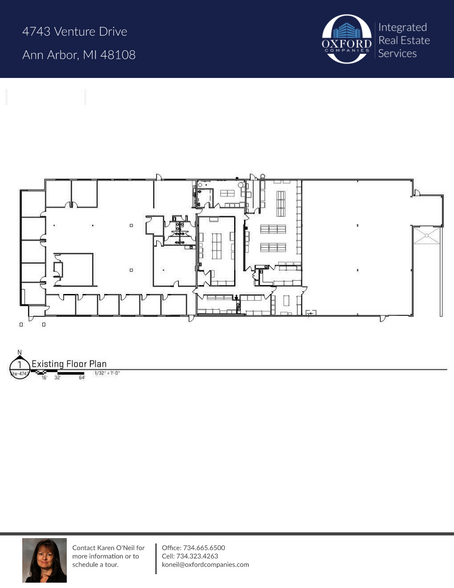 4743 Venture Dr, Ann Arbor, MI en alquiler - Plano de la planta - Imagen 2 de 8