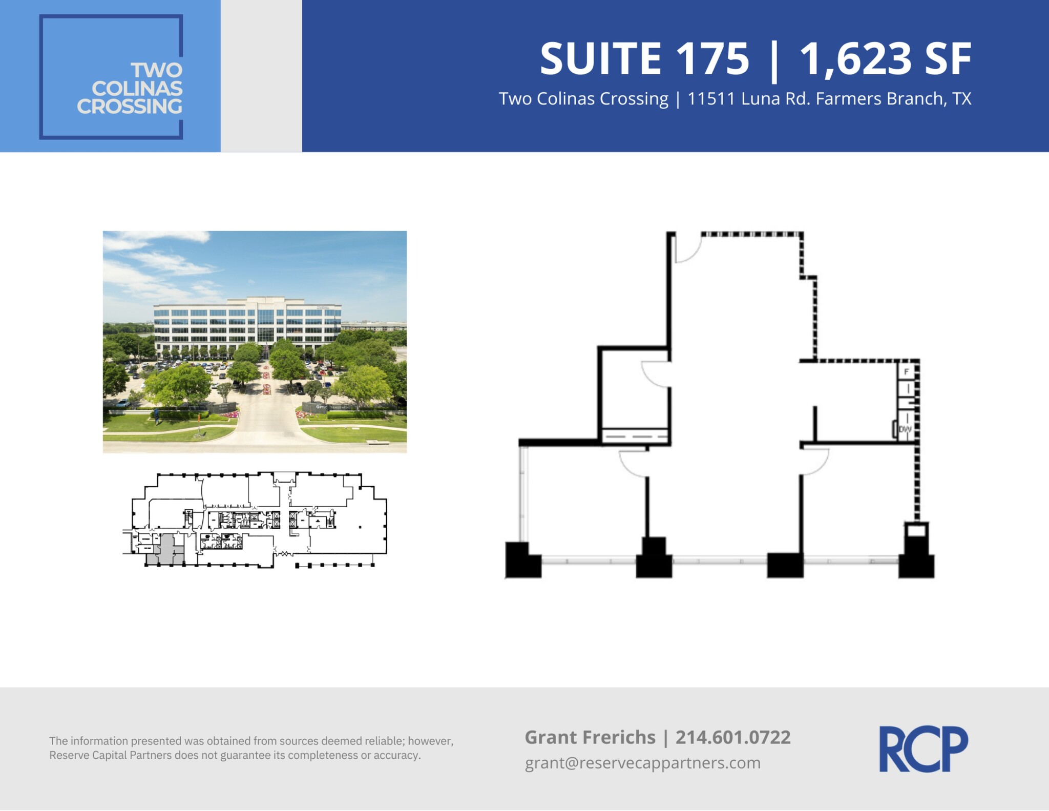 11511 Luna Rd, Dallas, TX en alquiler Plano de la planta- Imagen 1 de 7