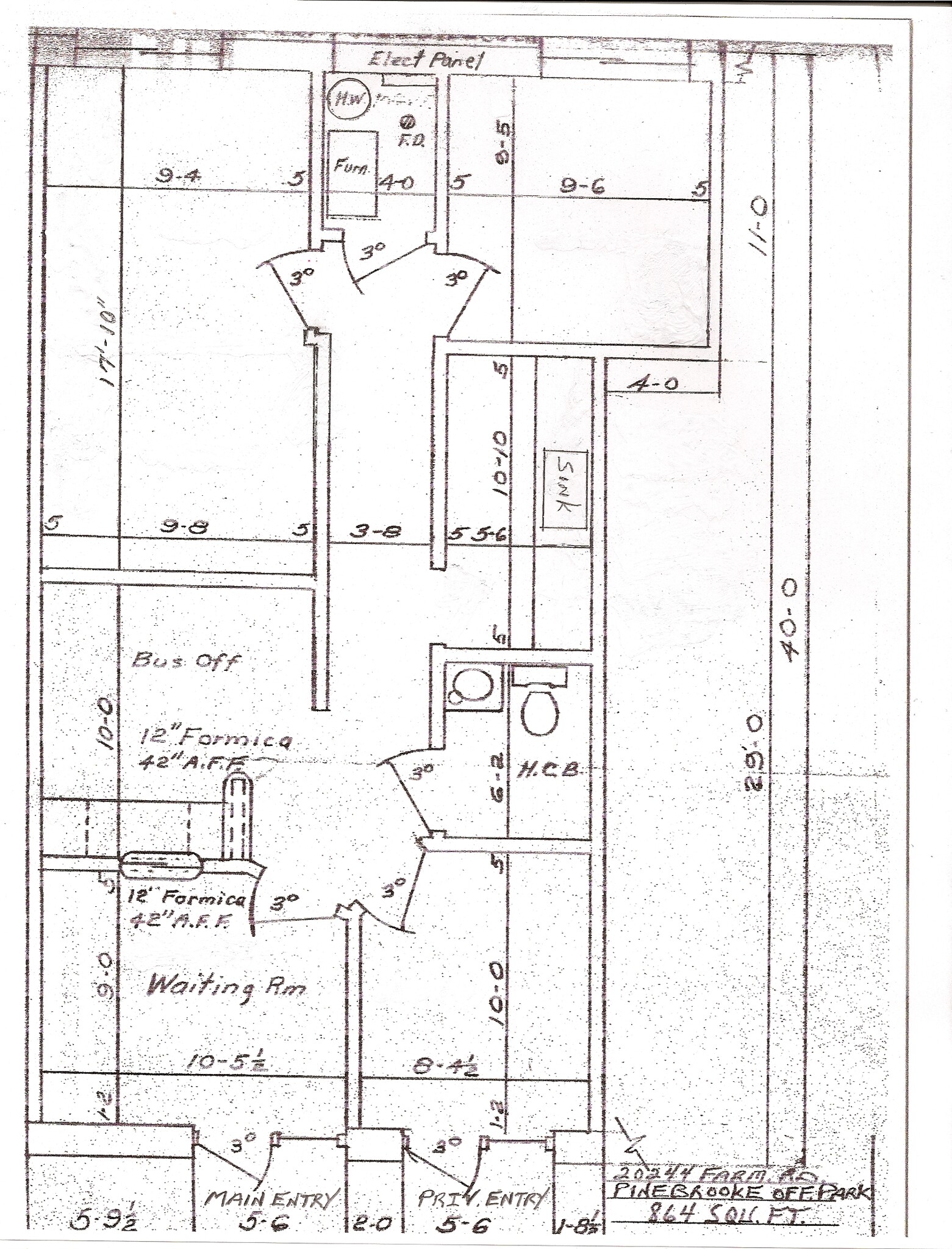 20200-20206 Farmington Rd, Livonia, MI en alquiler Plano de la planta- Imagen 1 de 1