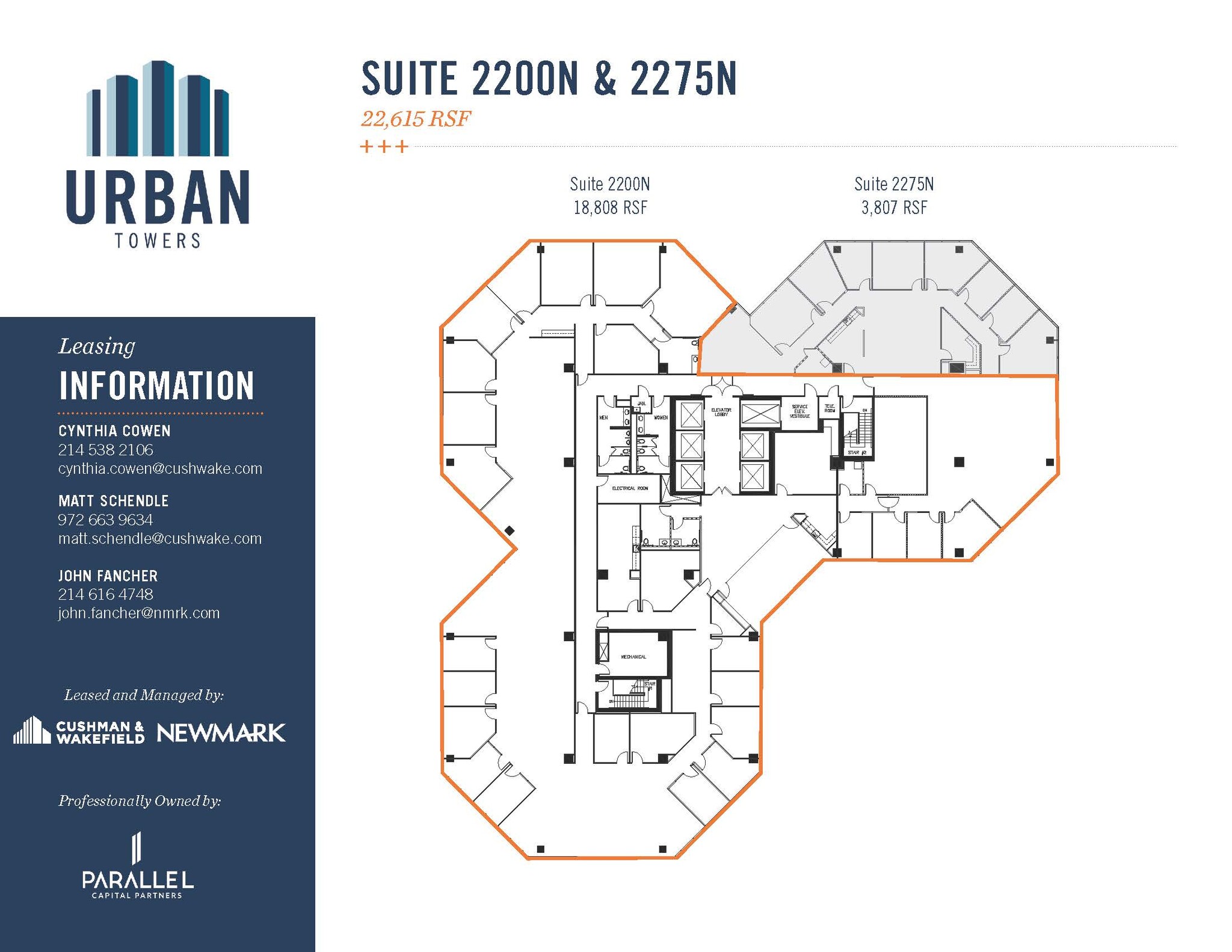 222 W Las Colinas Blvd, Irving, TX en alquiler Plano de la planta- Imagen 1 de 1