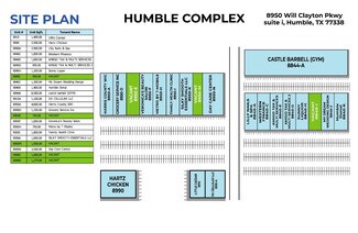 Más detalles de 8950 Will Clayton Pky, Humble, TX - Local en alquiler