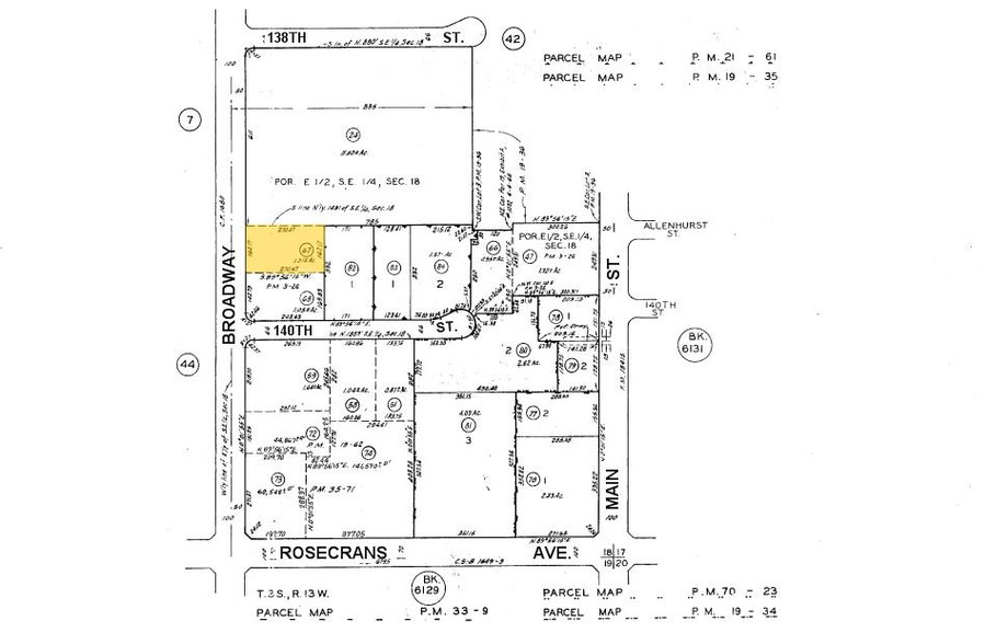 13920 S Broadway, Los Angeles, CA en alquiler - Plano de solar - Imagen 3 de 4