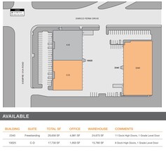 2340 Enrico Fermi Dr, San Diego, CA en alquiler Plano del sitio- Imagen 2 de 2