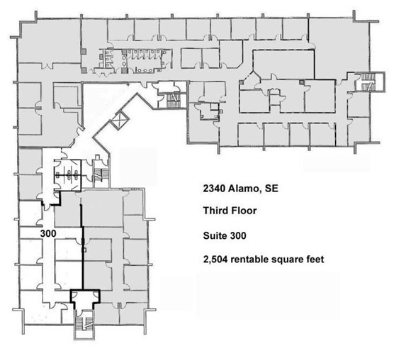 2340 Alamo Ave SE, Albuquerque, NM en alquiler Plano de la planta- Imagen 1 de 1