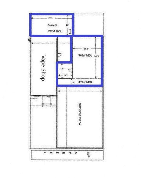 819 SW 19th St, Oklahoma City, OK en alquiler - Plano de la planta - Imagen 2 de 5