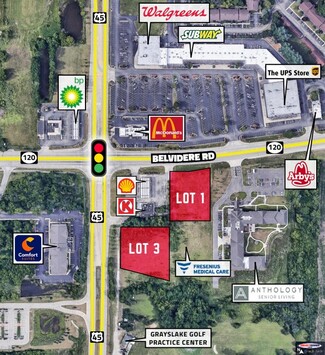 Más detalles para SEC Route 120 & US Highway 45, Grayslake, IL - Locales en venta