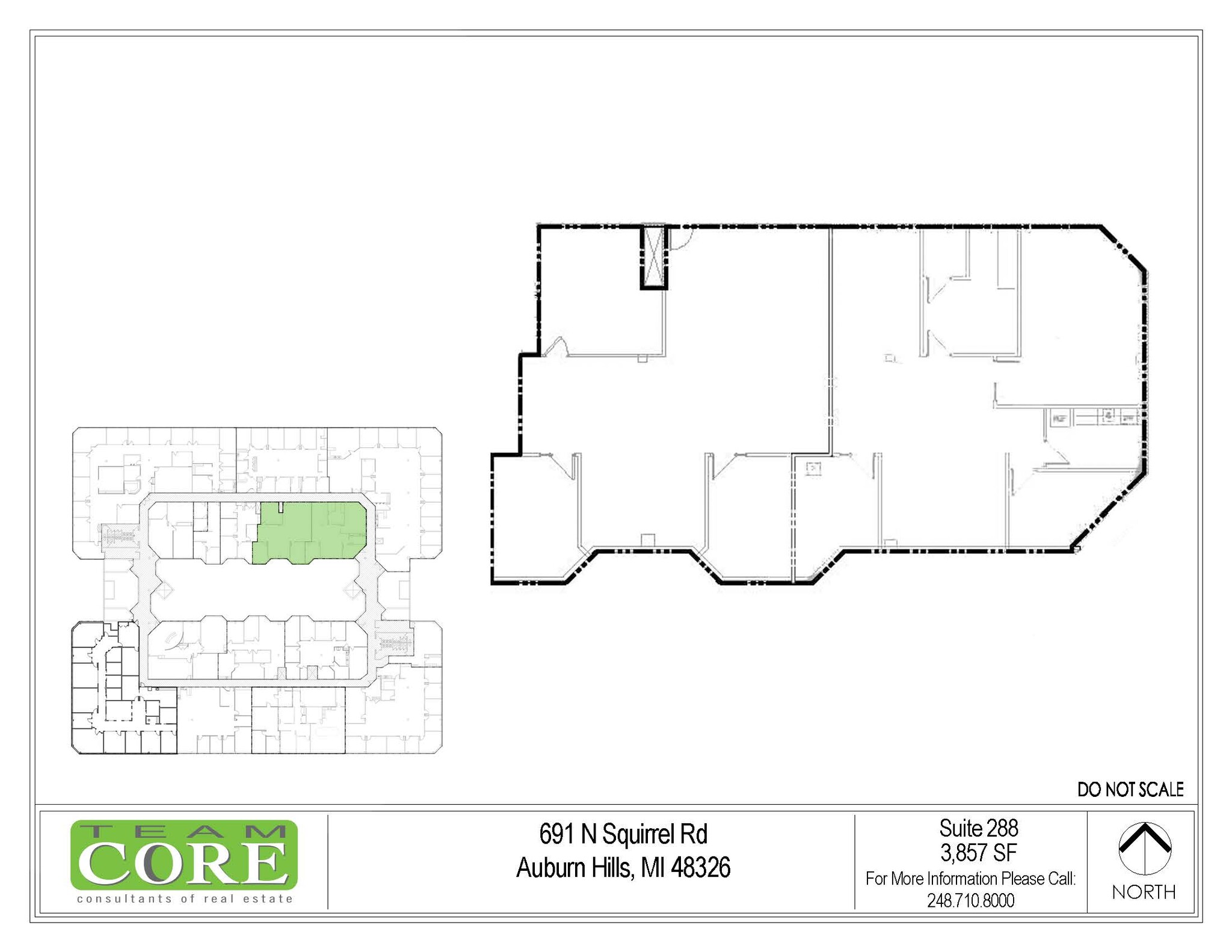 691 N Squirrel Rd, Auburn Hills, MI en alquiler Plano de la planta- Imagen 1 de 1