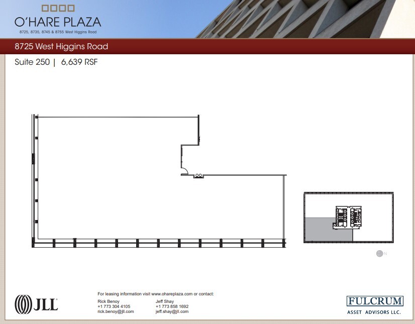 8725 W Higgins Rd, Chicago, IL en alquiler Plano de la planta- Imagen 1 de 1