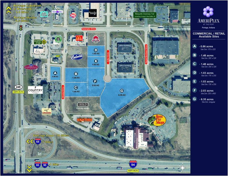 I-94 & SR 249, Portage, IN en venta - Plano del sitio - Imagen 2 de 2