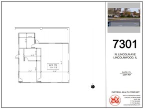 7301-7337 N Lincoln Ave, Lincolnwood, IL en alquiler Plano de la planta- Imagen 1 de 5