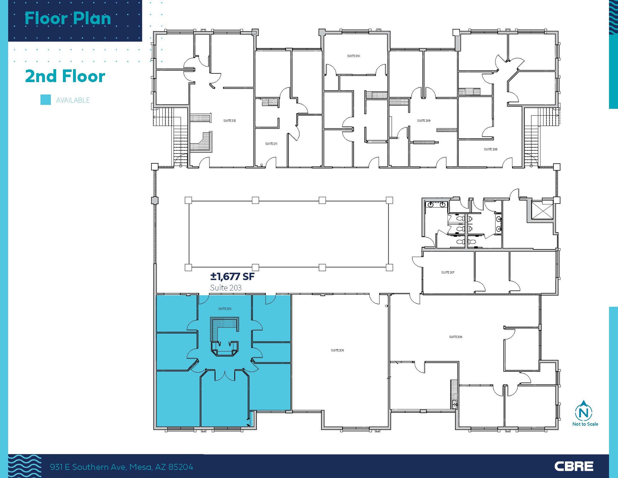 931 E Southern Ave, Mesa, AZ en alquiler Plano de la planta- Imagen 1 de 1