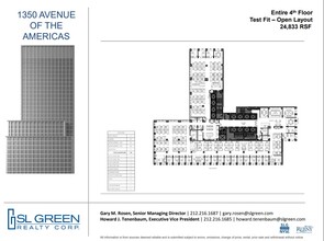 1350 Avenue of the Americas, New York, NY en alquiler Plano de la planta- Imagen 2 de 2