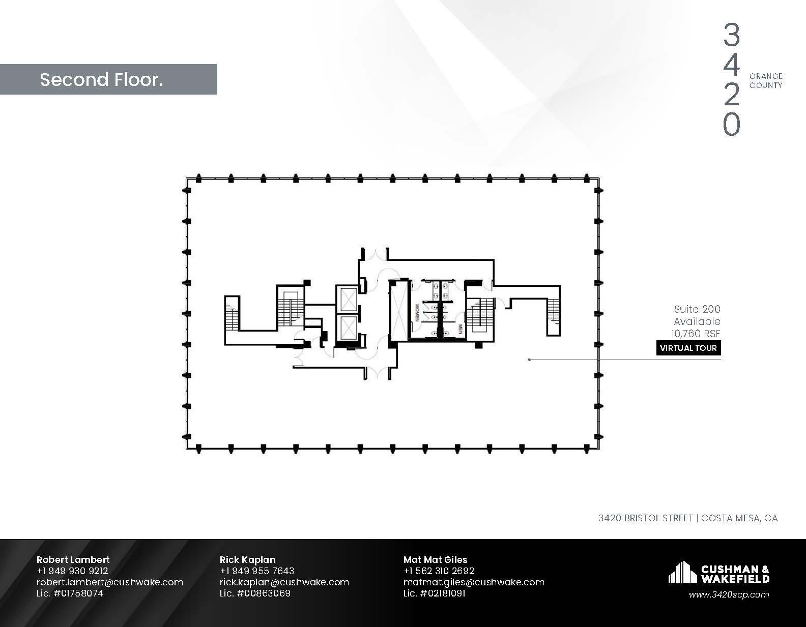 650 Town Center Dr, Costa Mesa, CA en alquiler Plano de la planta- Imagen 1 de 1