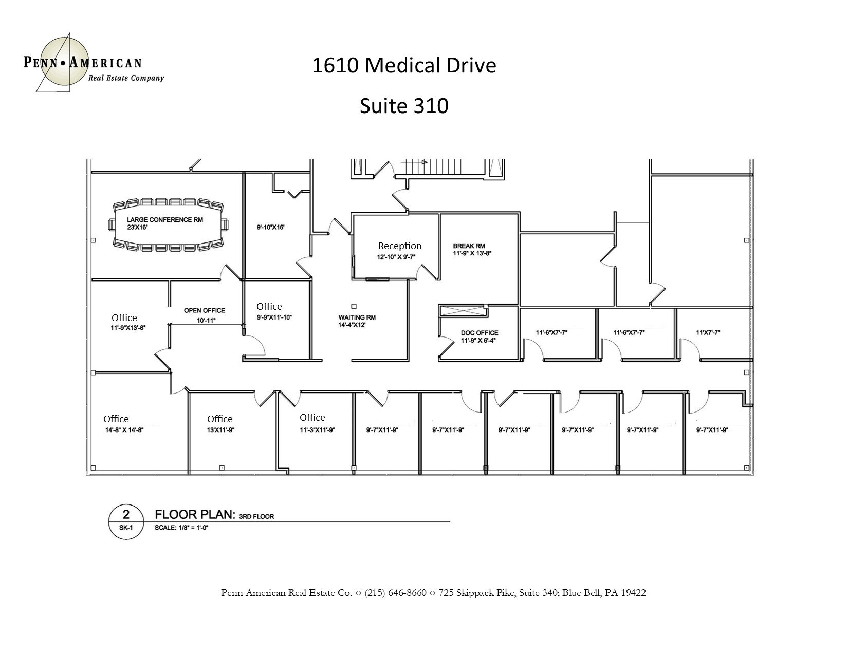 1610 Medical Dr, Pottstown, PA en alquiler Plano de la planta- Imagen 1 de 1