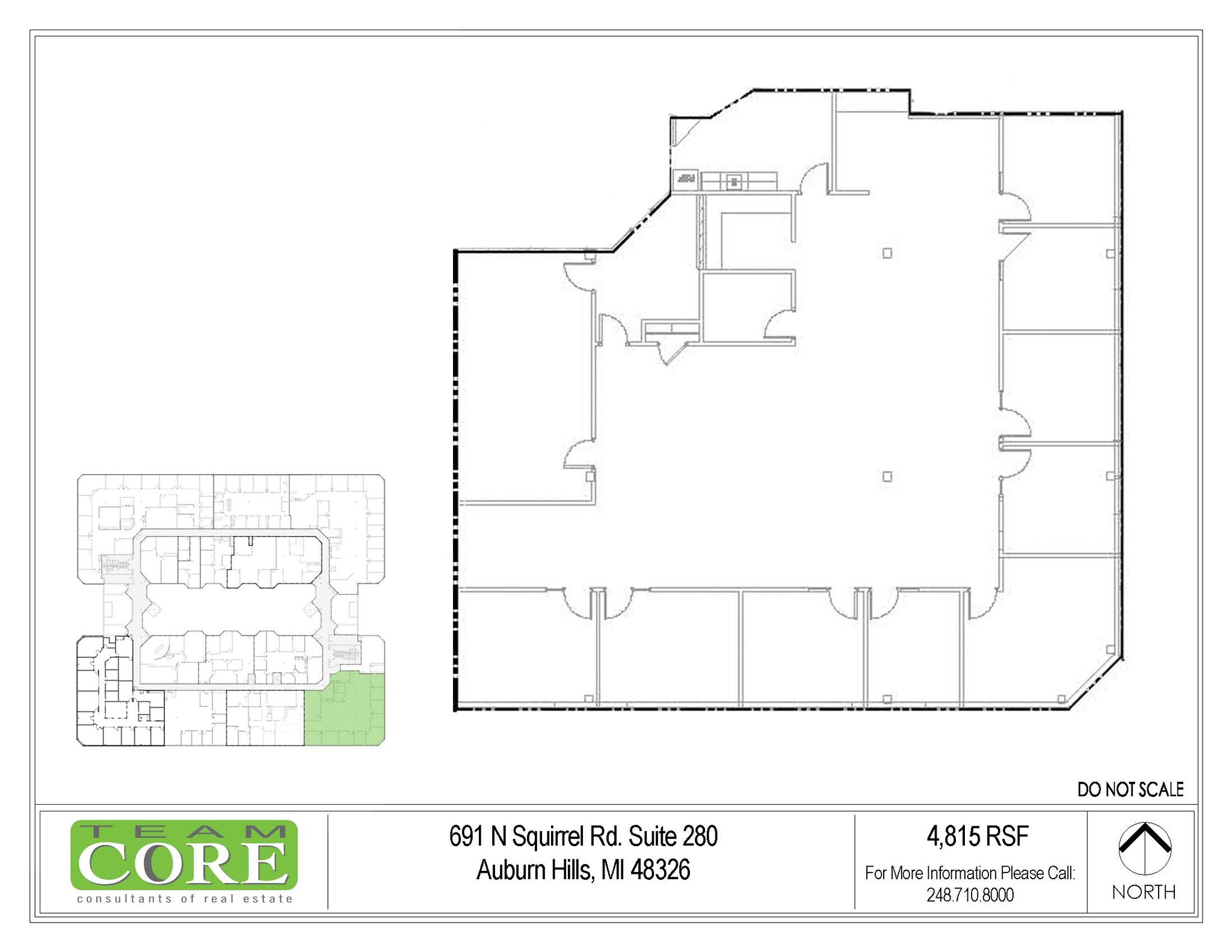 691 N Squirrel Rd, Auburn Hills, MI en alquiler Plano de la planta- Imagen 1 de 1