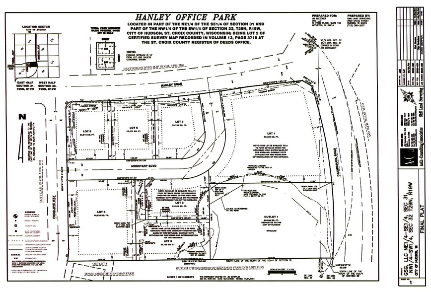 Hanley Rd, Hudson, WI en venta - Plano de solar - Imagen 3 de 23