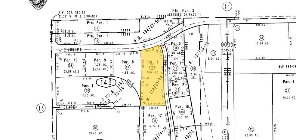 11440 Pacific Ave, Fontana, CA en alquiler - Plano de solar - Imagen 2 de 2