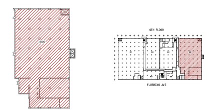 141 Flushing Ave, Brooklyn, NY en alquiler Plano de la planta- Imagen 2 de 2