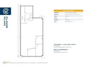 805 Broadway St, Vancouver, WA en alquiler Plano del sitio- Imagen 1 de 1