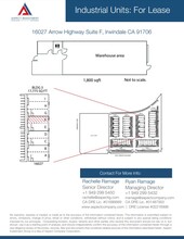 16021 Arrow Hwy, Irwindale, CA en alquiler Plano de la planta- Imagen 1 de 1