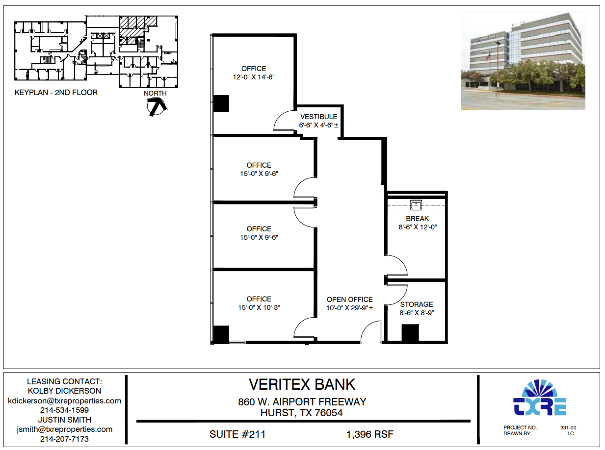 860 W Airport Fwy, Hurst, TX en alquiler Plano de la planta- Imagen 1 de 1