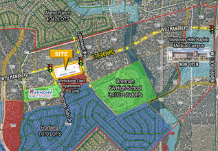 Wiseman & Cottonwood Sites, San Antonio, TX - VISTA AÉREA  vista de mapa