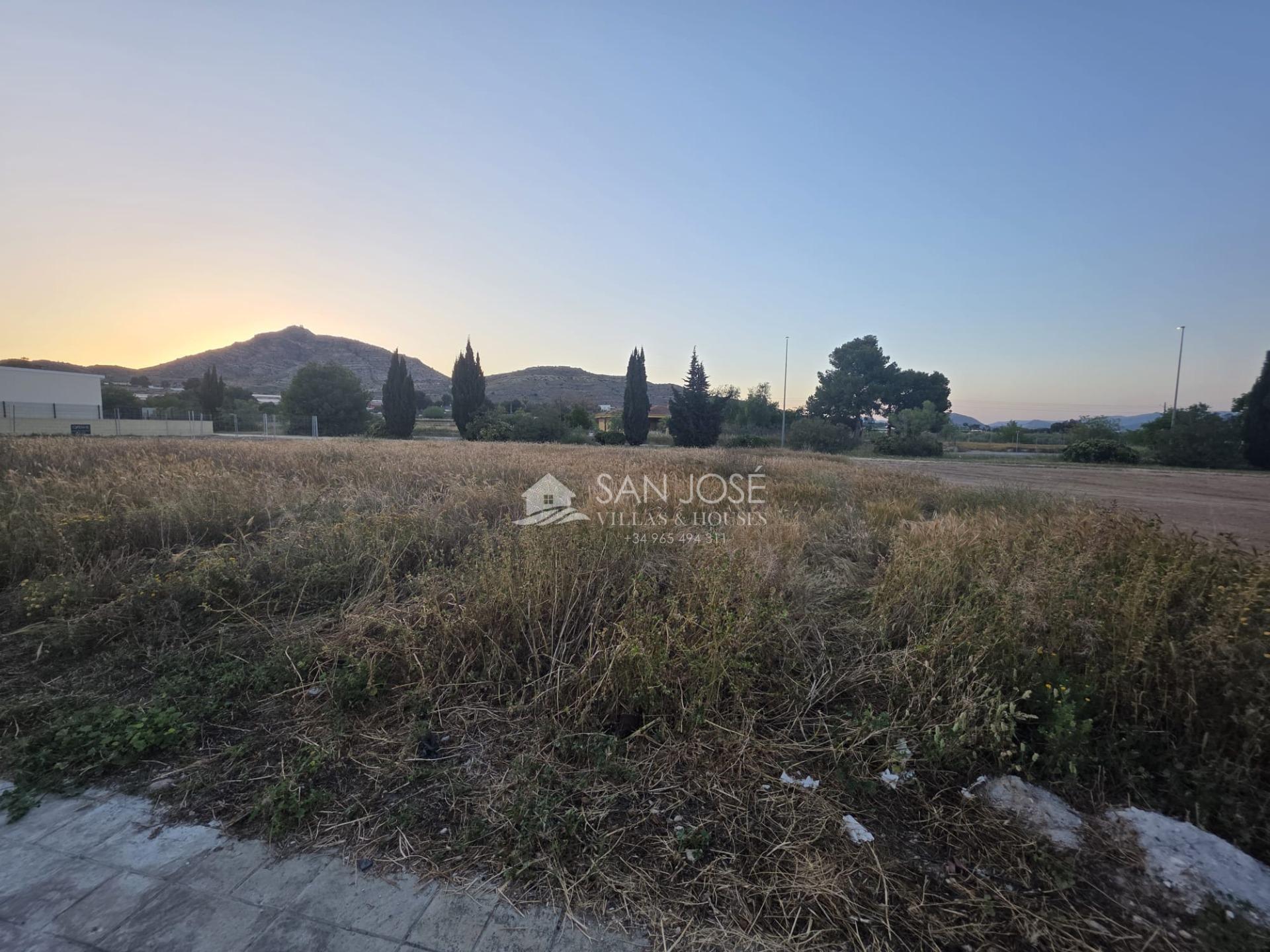 Terreno en Aspe, Alicante en venta Vista aérea- Imagen 1 de 7